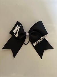 Black Nike Cheer Bow
