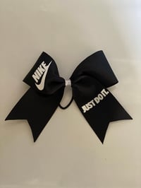 Black Nike Cheer Bow