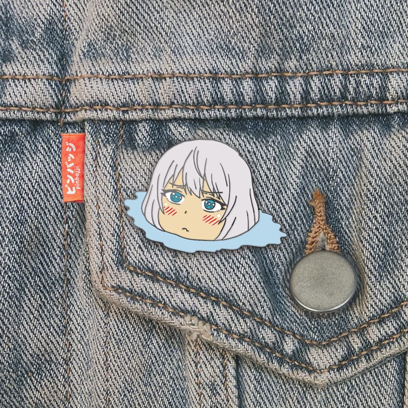 Image of Senpai of the Pool Meme Pin