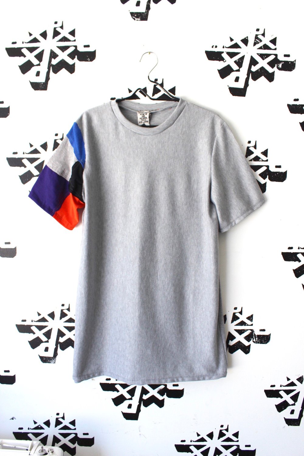keep it simple but not simple cut and sew tee in gray 