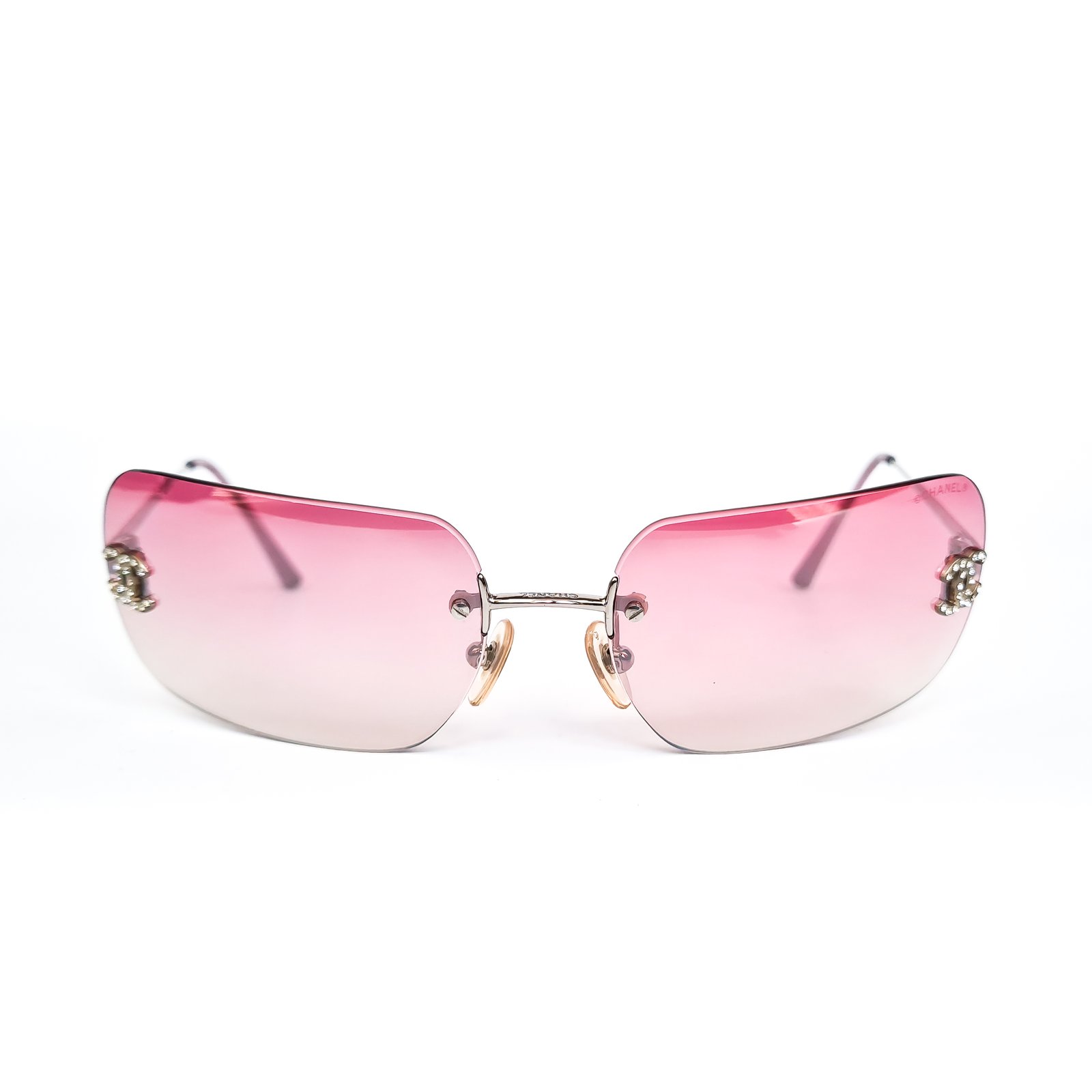 Chanel pink sales gradient sunglasses