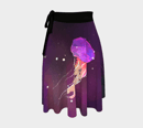Image 1 of Space Jellyfish Wrap Skirt