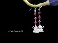 Image 1 of Ruby Drop Earring