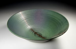 Green matt bowl (e036)