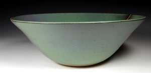 Green matt bowl (e036)