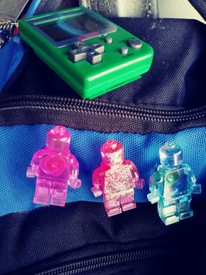 Resin lego pins