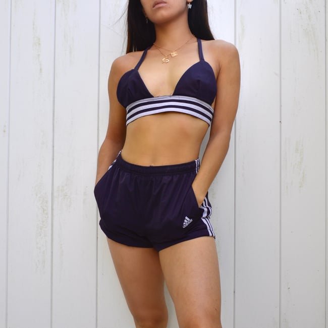 Reworked Adidas Bikini Set