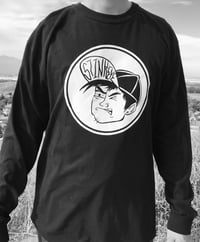 Image 3 of Men's Stinkeye Long Sleeve Black Tee
