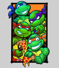 Turtles 12x18 print