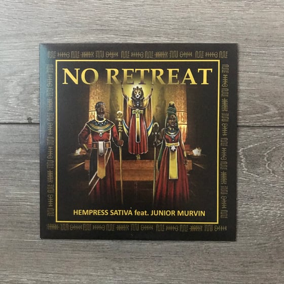 Image of Hempress Sativa feat. Junior Murvin - No Retreat Vinyl 7 Inch