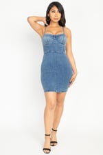 Diamond Denim Dress | TREND Diamond Denim Dress | TREND