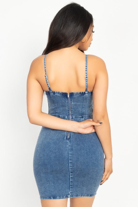 Diamond Denim Dress | TREND Diamond Denim Dress | TREND