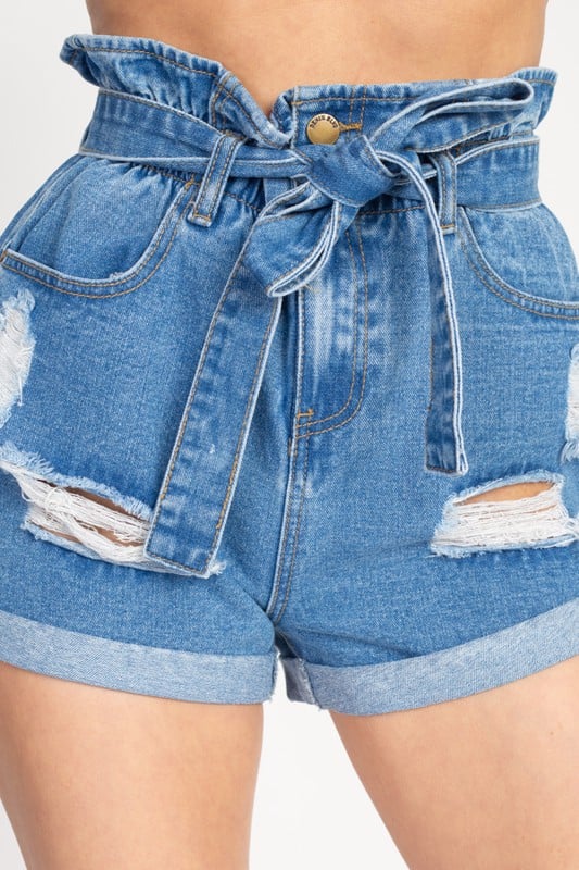 High Fashion Denim Shorts
