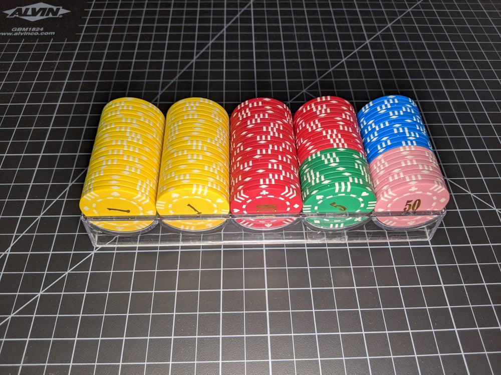 Image of Premium Clay Poker Chip (Suit symbol design)