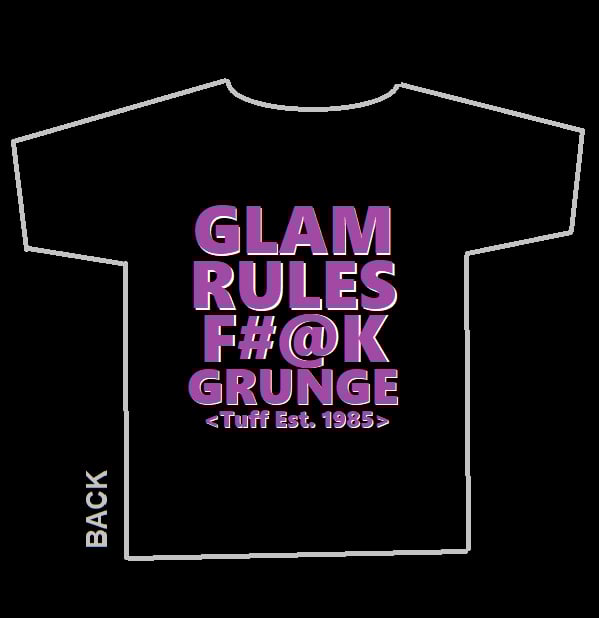 特別オファー 0_Tuff_logo_tee_Back_Slogan_Gl ミュージシャン