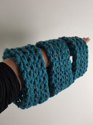 Image of Crochet Cowl neck scarf.