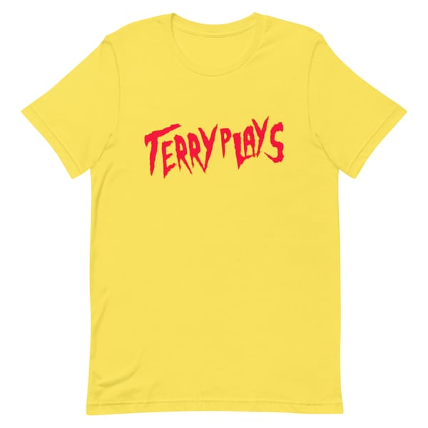 Image of Terry Plays Yellow Unisex Shirt
