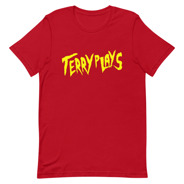 Image of Terry Plays Red Unisex Shirt