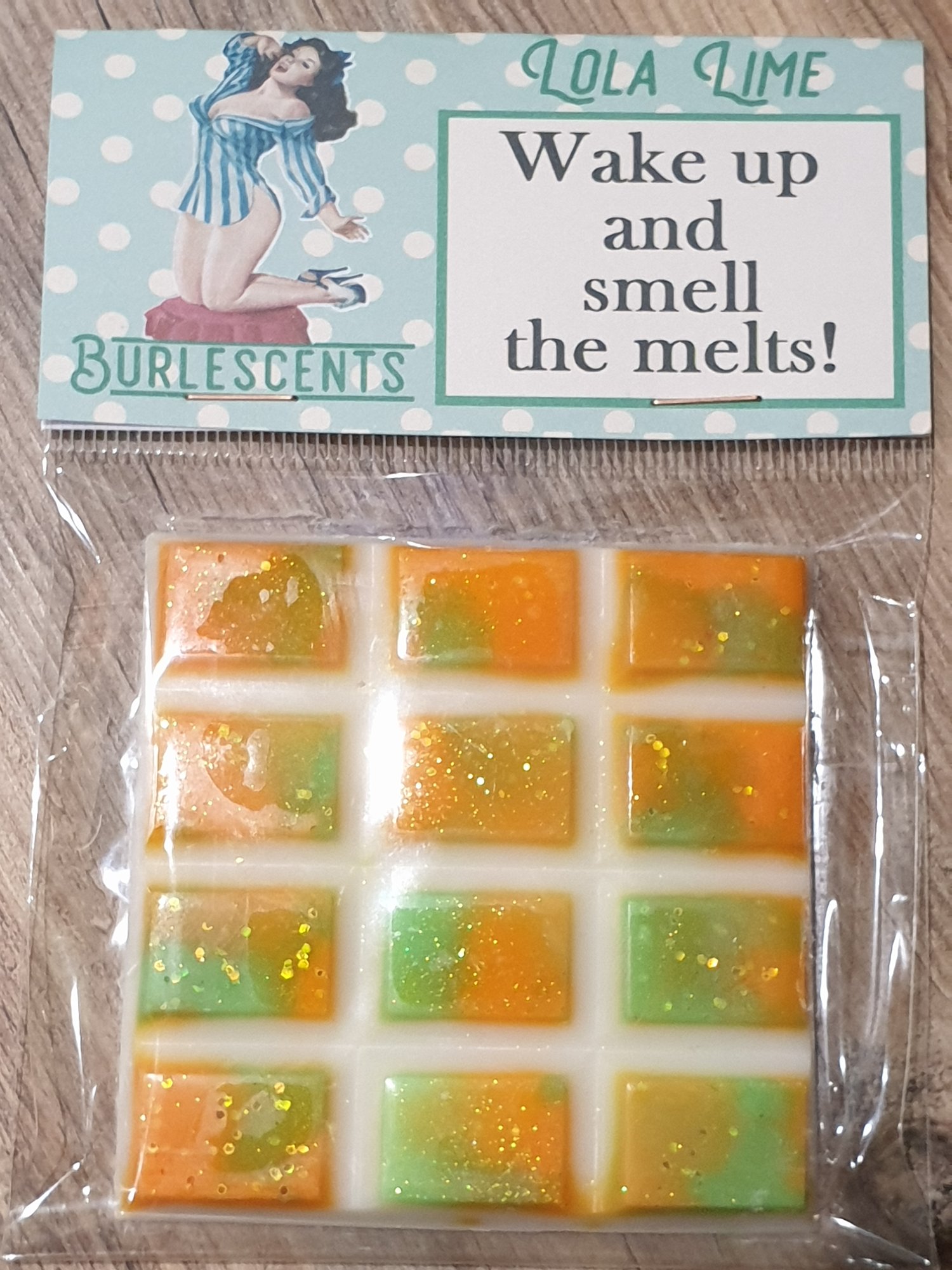 Image of Lola Lime - Lime Citrus Scented Soy Wax Melt Snap Bar