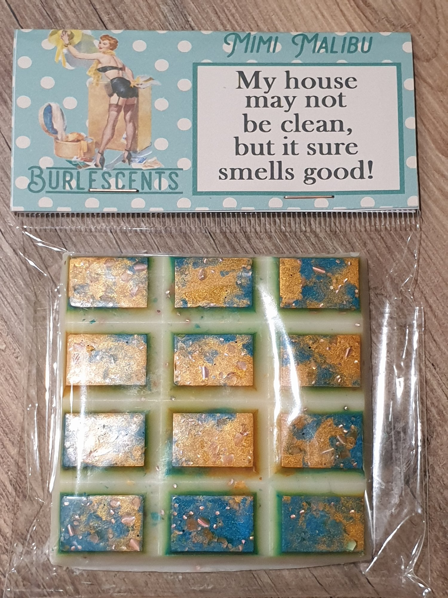 Image of Mimi Malibu - Coconut and Pineapple Rum  Scented Soy Wax Melt Snap Bar