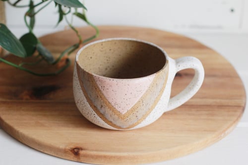 Image of Peach Vibes Cappuccino Mug