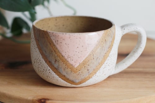 Image of Peach Vibes Cappuccino Mug
