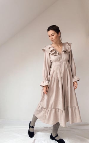 Image of EMMA Frilly Long Sleeve Dress