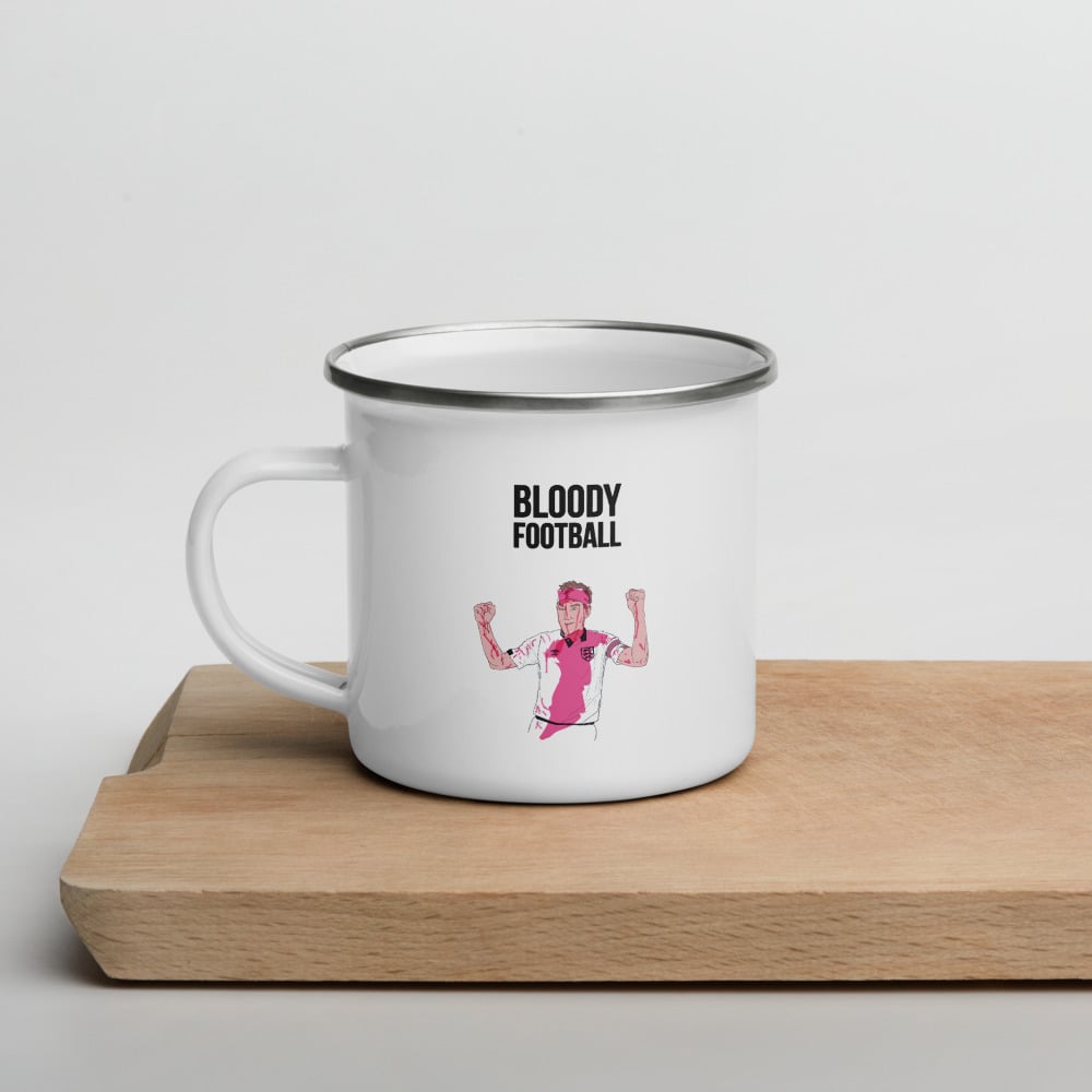 Taza esmaltada BLOODY FOOTBALL - TERRY BUTCHER
