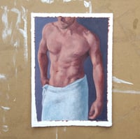 Image 1 of Figure Studies Pair - Man in Towel