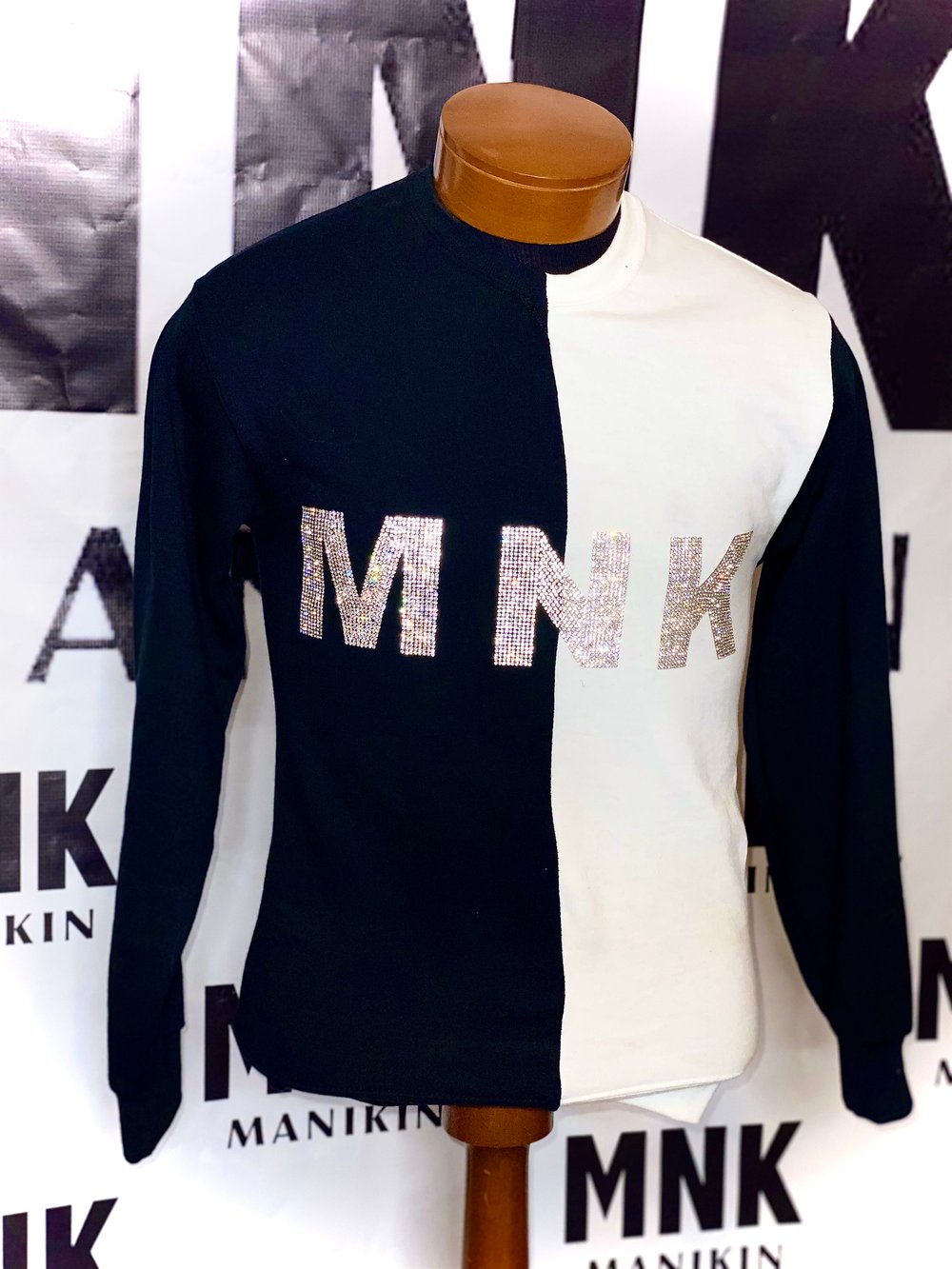 Image of MNK ‘Harley’ Two toned sweatshirt 