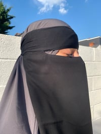 Image 1 of black niqāb