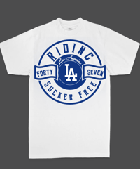 riding sucker free white tshirt