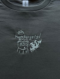 Image 2 of Oh hamburgers tee embroidered XL