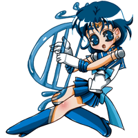 Image 1 of Super Sailor Mercury Charm