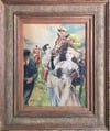 20th Century French Illustrator 'The Winner' Watercolour c1950s
