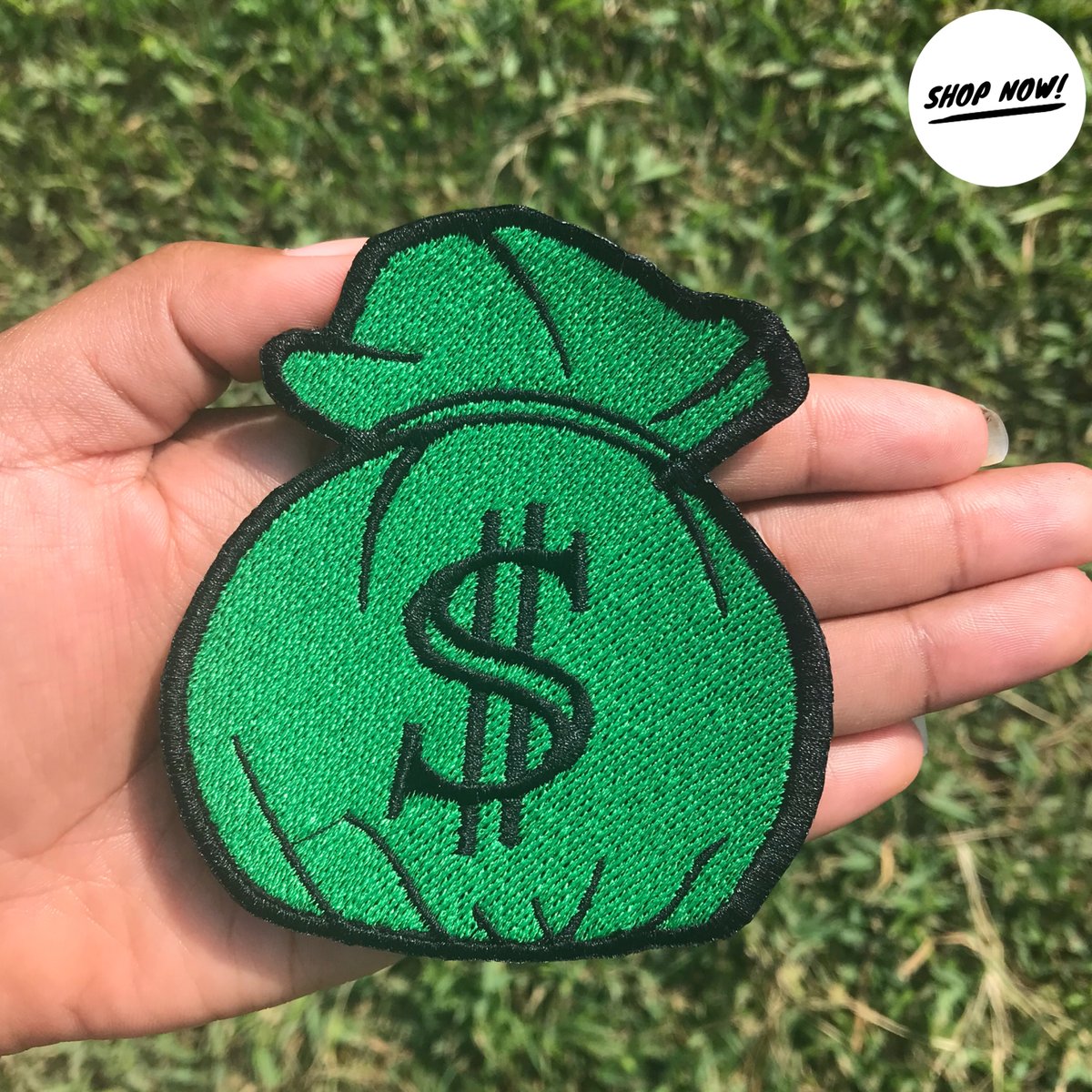 Money Bag Patch Universal Sankofa
