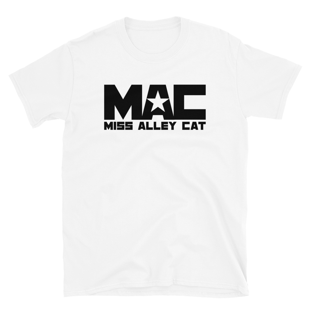 Image of Miss Alley Cat MAC Logo Tee - White