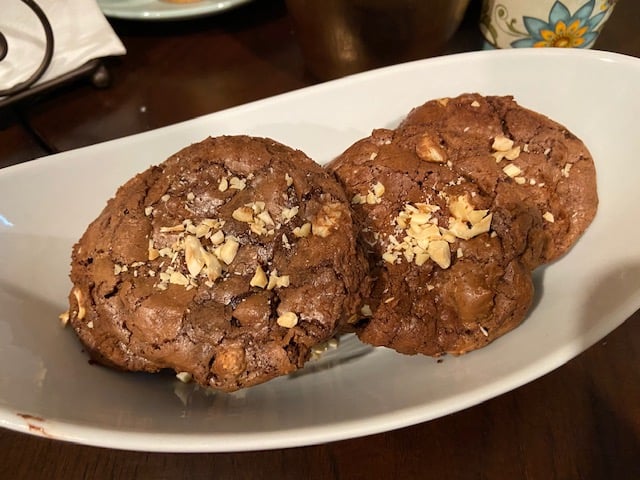 Image of Chocolate and Hazelnut  Cookies -1 dozen