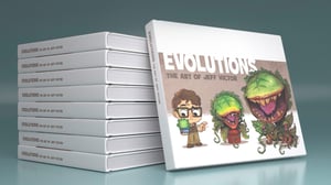 Image of 'Evolutions: The Art of Jeff Victor' Hardcover Coffee Table Book