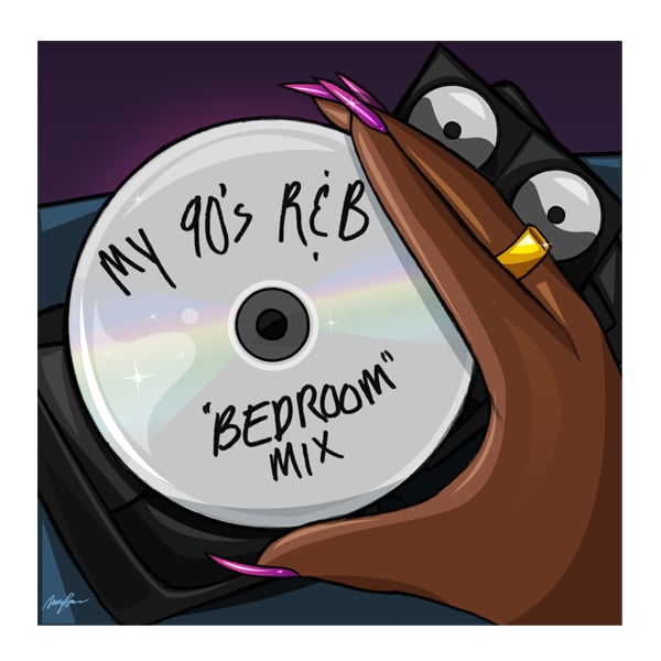 Image of 90's Playlist (Print)