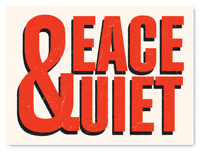 Peace and Quiet - Unframed