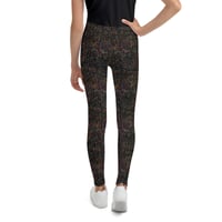 Image 3 of Girl's Up All Night Sequin Yoga Pants