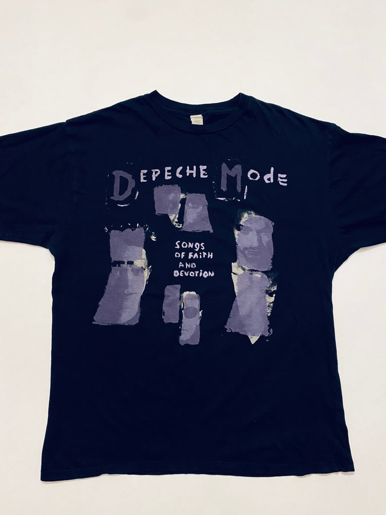 Image of VINTAGE1993 DEPECHE MODE SONGS OF FAITH AND DEVOTION TEE