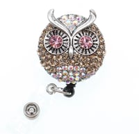 Image 1 of Crystal Eagle Retractable Name Badge 