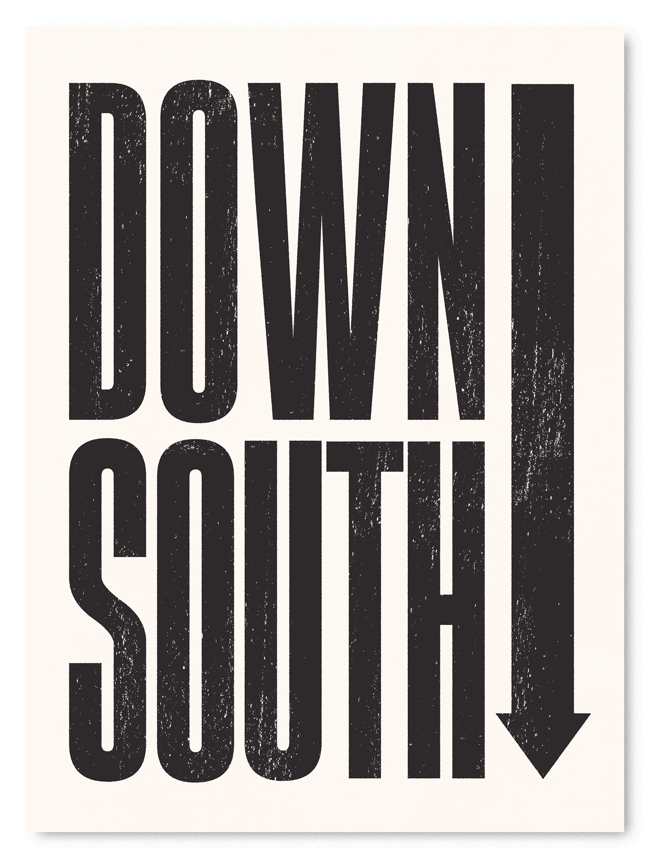 Down South Unframed printKINS