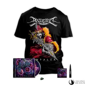 Image of Bulletbelt "Warlords" CD T-Shirt Bundle