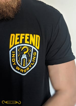 DEFEND Black 'Yellow Crest' Shirt