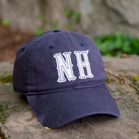 Image 1 of Big NH Dad Hats - Navy/white