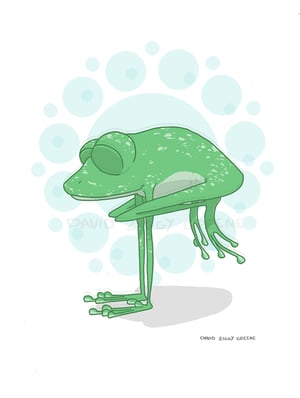 Yoga Frog print