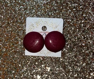 Image of Button Earring Collection 